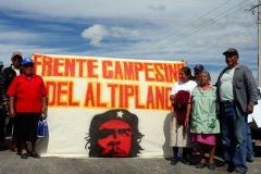 Noviembre 13, Saludo en las Palomas con Frente Campesino