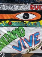 Mural homenaje Galeano y  zapatistas 18_Mayo_2014 Jornadas15M