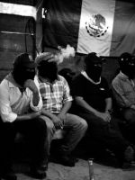 comandantes fumando