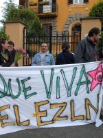 MANIFESTAZIONE AMBASCIATA MESSICANA